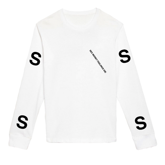 feelings die white longsleeve